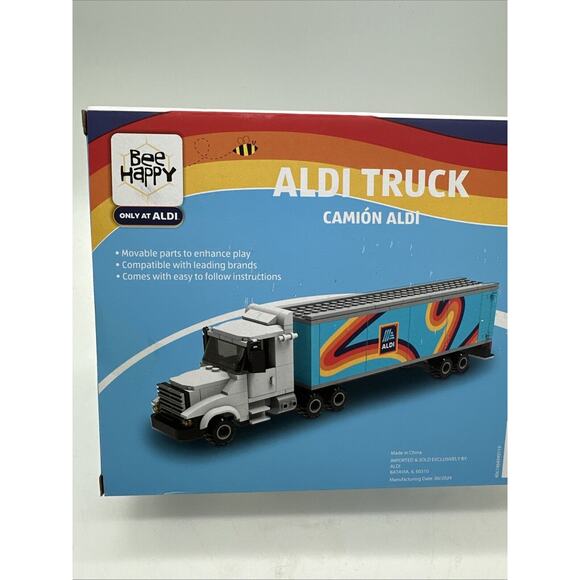 Bee Happy ALDI Building Set Truck Aldi NEW 2024 - Picture 2 of 2
